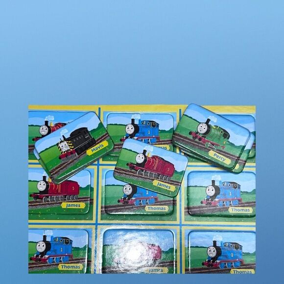 Vintage 2004 Thomas & Friends Tic Tac Toe Game COMPLETE - Picture 2 of 6